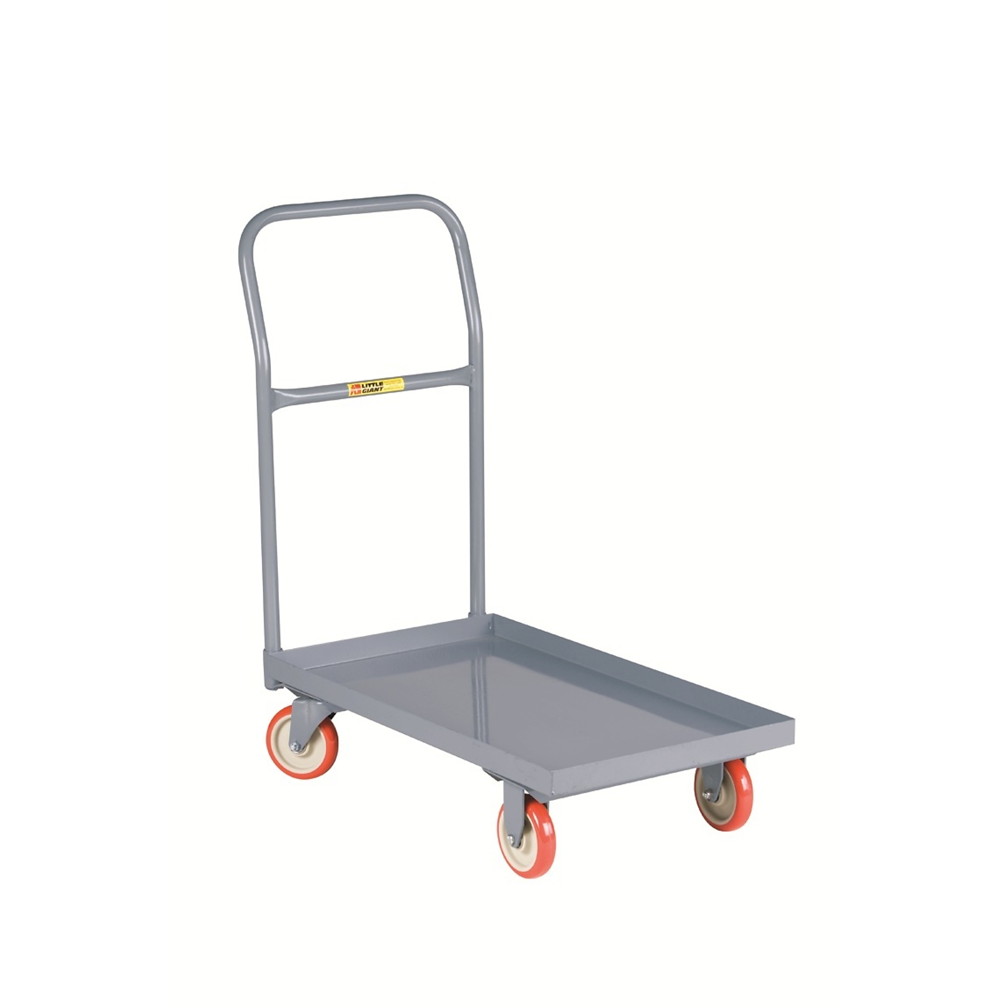 Little Giant Steel Deck Platform Truck - 18in. x 32in., 1200-Lb. Capacity, Non-Marking Wheels, Model# T700-LU